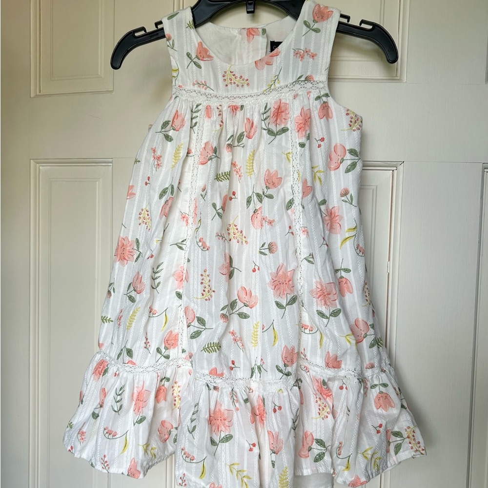 Cynthia Rowley White and Pink Floral Dress